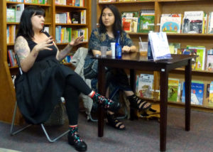Mariko Tamaki, left, and Jillian Tamaki at Politics and Prose on May 17, 2014